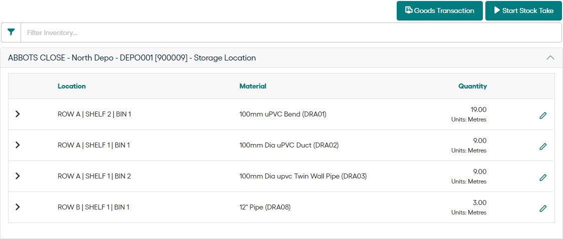 StockManagement Inventory