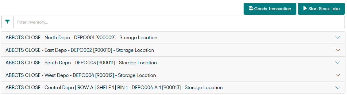 StockManagement Locations